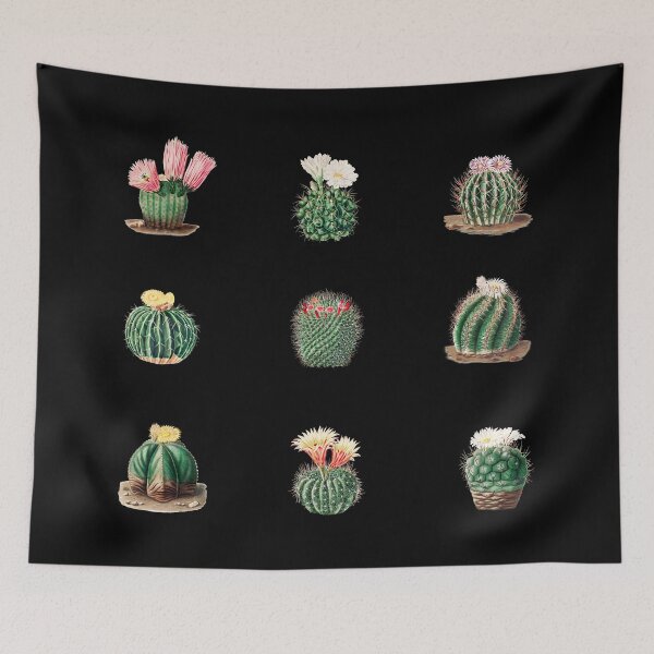 Item preview, Vintage Cactus Flowers Succulent Botanical designed and sold by LashCreations.
