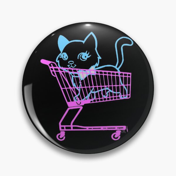 Item preview, Shopping cart traveler Cat designed and sold by ShineEyePirate.