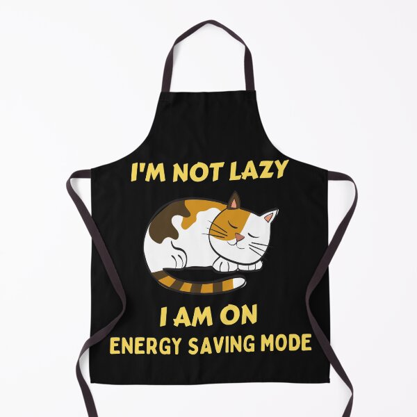 Item preview, I'm Not Lazy I Am On Energy Saving Mode Cute Cat designed and sold by BhavyaBathla.