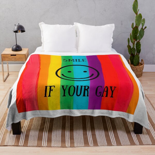 Item preview, Pride Smile If Your Gay Rainbow Happy Face designed and sold by Debbie Rodriguez.
