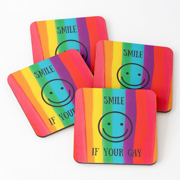 Item preview, Pride Smile If Your Gay Rainbow Happy Face designed and sold by Debbie Rodriguez.