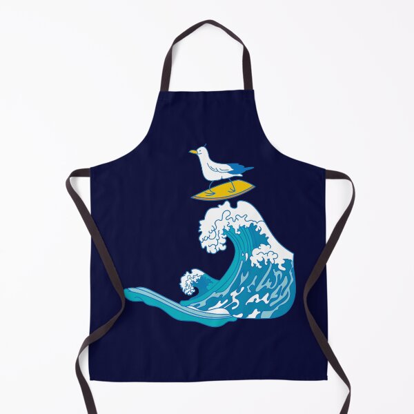 Item preview, Funny seagull as a surfer designed and sold by spontania.