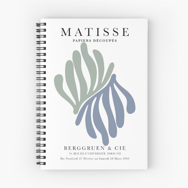 Item preview, Henri Matisse Flower, Paper Decoupes Art Blue & Green, Matisse Cutout's designed and sold by re-make-.