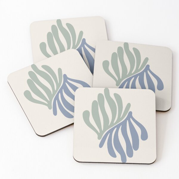 Item preview, Henri Matisse Flower, Paper Decoupes Art Blue & Green, Matisse Cutout's designed and sold by re-make-.