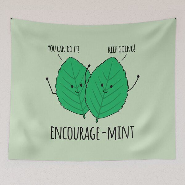 Item preview, Encourage-Mint Funny Mint designed and sold by keeleypost.