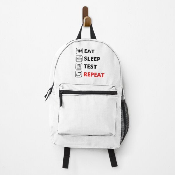 Item preview, Eat Sleep Test Repeat - Life of a QA Engineer designed and sold by OlivDesignsCo.