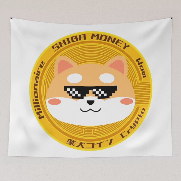 Item preview, Shiba Inu Crypto Coin Money designed and sold by dokidokicomics.