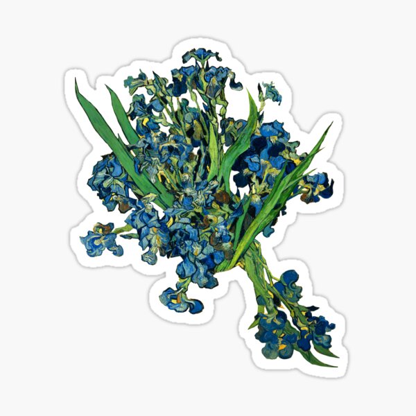 Vincent van Gogh Iris Schwertlilien Sticker