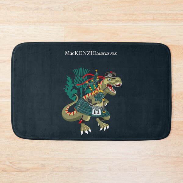 Artikelvorschau, Clanosaurus Rex MacKENZIEsaurus rex MacKenzie Ancient McKenzie Schottland Plaid Family Tartan entworfen und verkauft von Lisa Rotenberg.