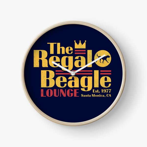 The Regal Beagle Clock
