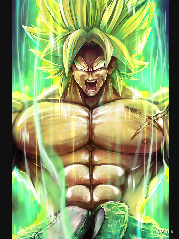 Dragon Ball Broly Wallpaper Classic Active T-Shirt for Sale by igor-me