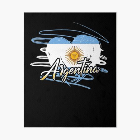 Custom Light Blue White-Old Gold 3D Argentinian Flag Authentic