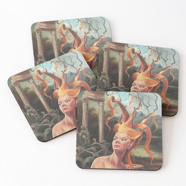 Item preview, Dryad illustration designed and sold by Vintage Designs +.