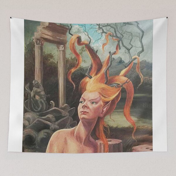 Item preview, Dryad illustration designed and sold by Vintage Designs +.