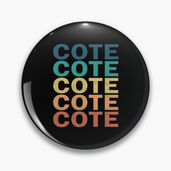 Item preview, Cote Name T Shirt - Cote Vintage Retro Name Gift Item Tee designed and sold by pourvasecandi.