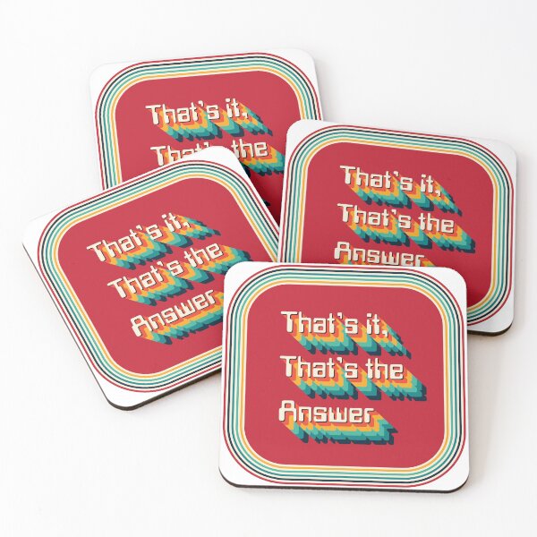 Item preview, That's it, That's the Answer designed and sold by David Thorpe.