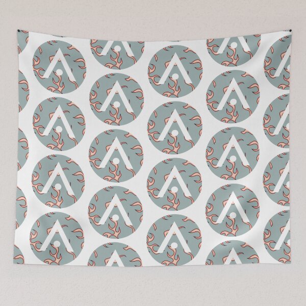 Item preview, Blue and Orange Fire Aveda Logo designed and sold by Dalaura.