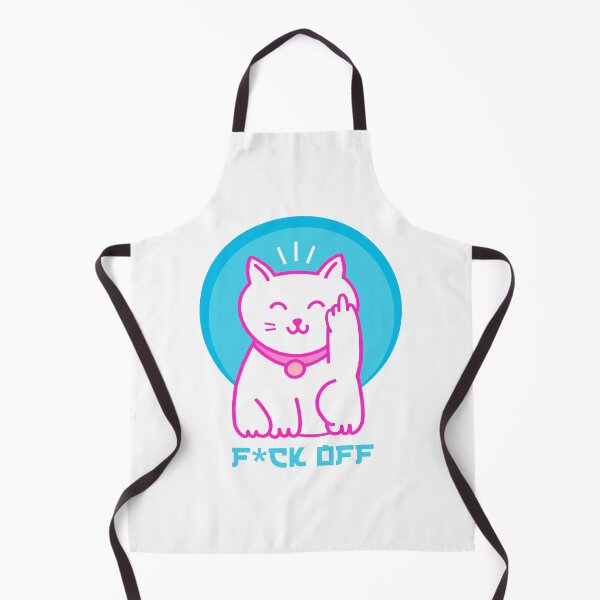 Item preview, F*ck off maneki-neko designed and sold by Theresa Ahlman.