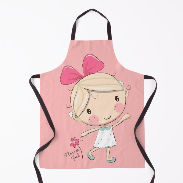 Item preview, Pretty Flower Girl picking flowers designed and sold by Pinkaudi.