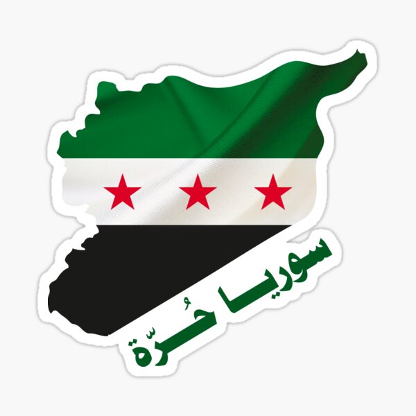 Syria Flag Stickers for Sale | Redbubble