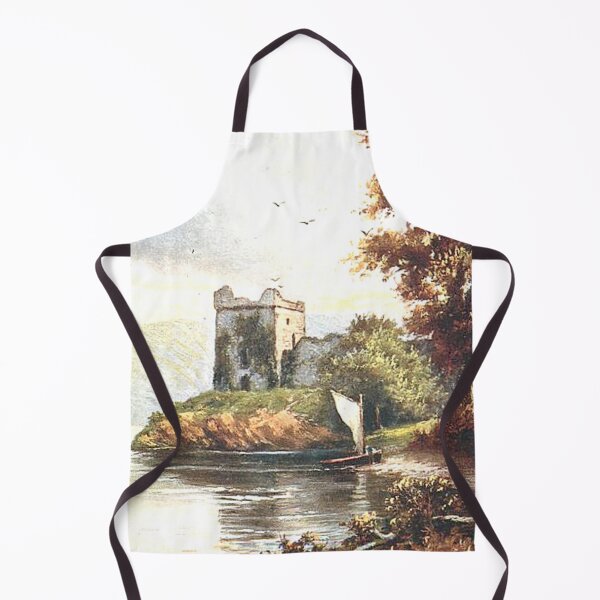 Item preview, Vintage Illustration of Urquhart Castle, Loch Ness designed and sold by yourscotland.