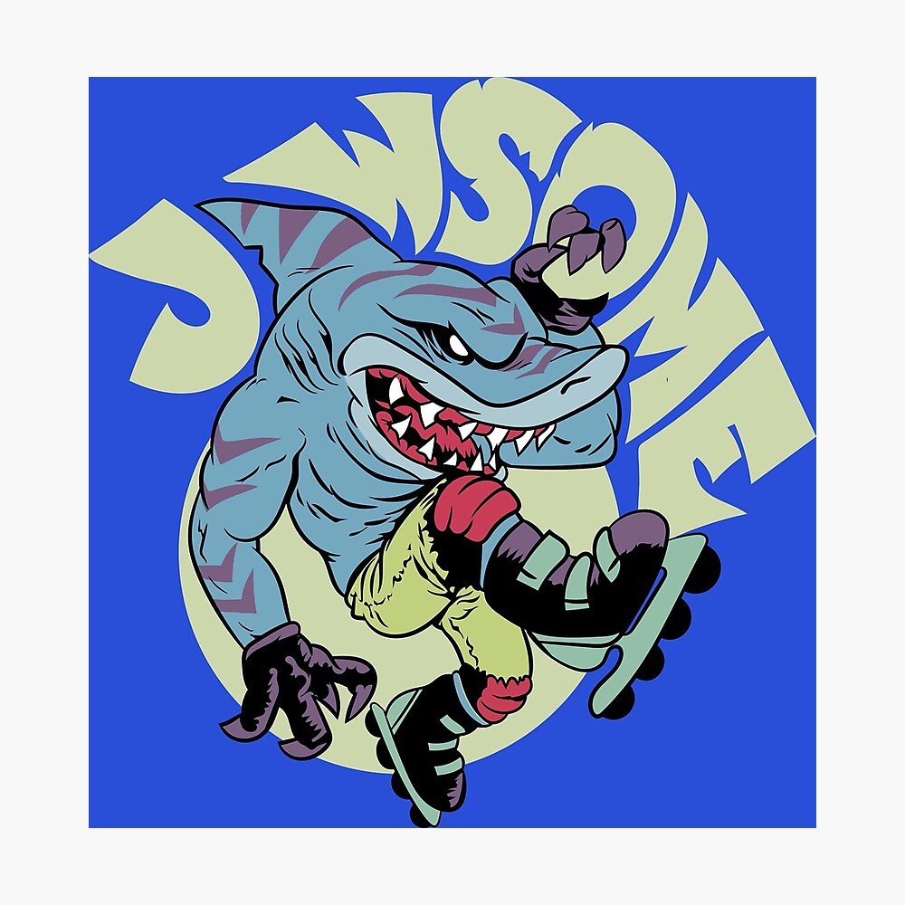 Street Sharks Cartoon 90s Vinyl Glossy Sticker  Etsy