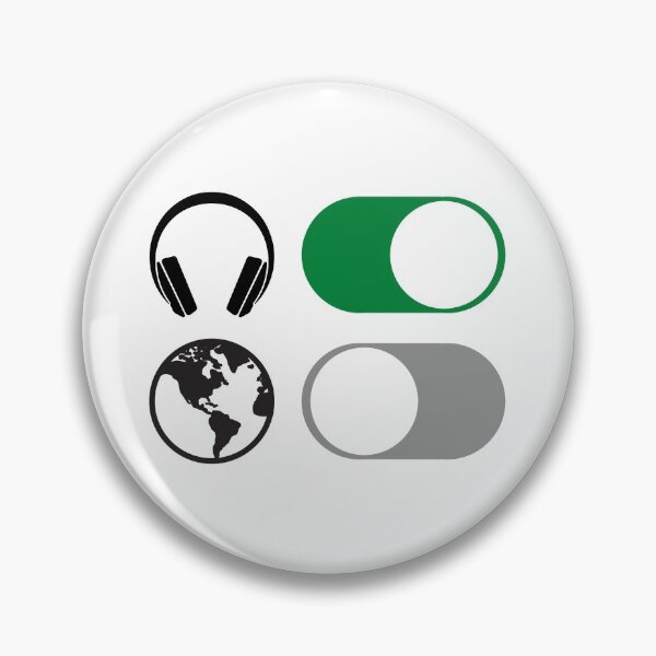 Item preview, Music on world off (Headphones on world off) designed and sold by ValAndVanya.