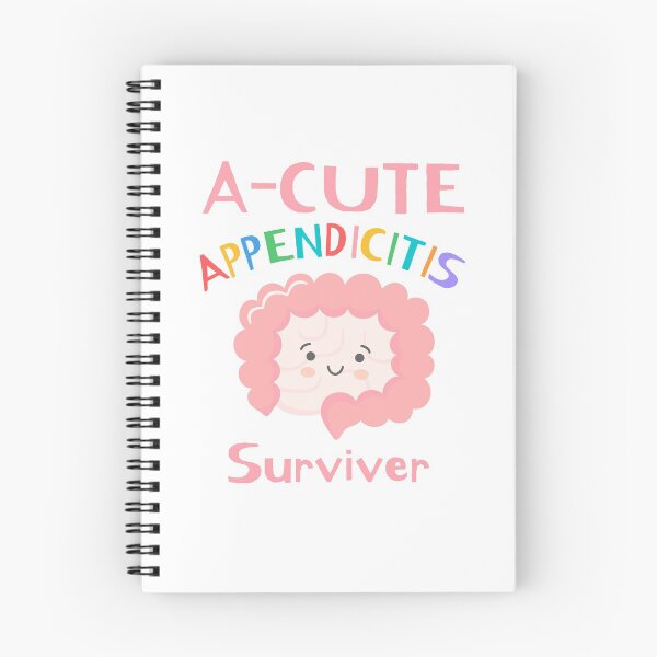 Item preview, A-cute appendicitis surviver| cute appendix removal sticker designed and sold by Canfy Girl.