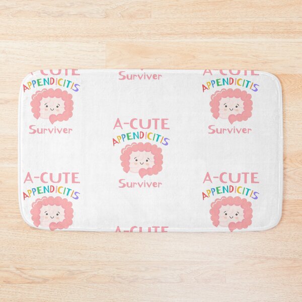 Item preview, A-cute appendicitis surviver| cute appendix removal sticker designed and sold by Canfy Girl.