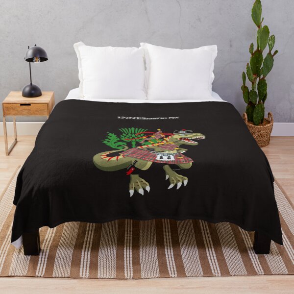 Item preview, Clanosaurus Rex INNESsaurus rex INNES Scotland Ireland Plaid Family Tartan designed and sold by Lisa Rotenberg.