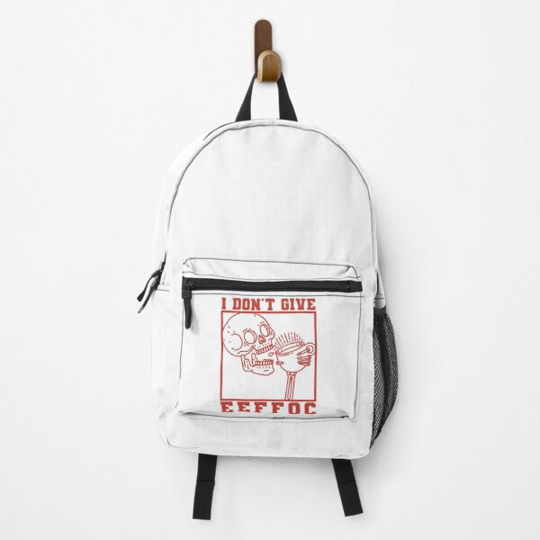 Item preview, I Dont Give Eeffoc, Skeleton Drinking Coffee, Red designed and sold by anghelapparel.