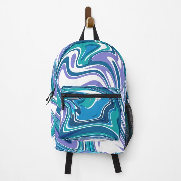 Item preview, Liquid swirl blueish and purple abstract pattern designed and sold by Cattigal.