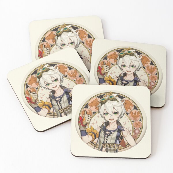 Item preview, Genshin Impact Bennett Pop Circle designed and sold by thePeachPit.