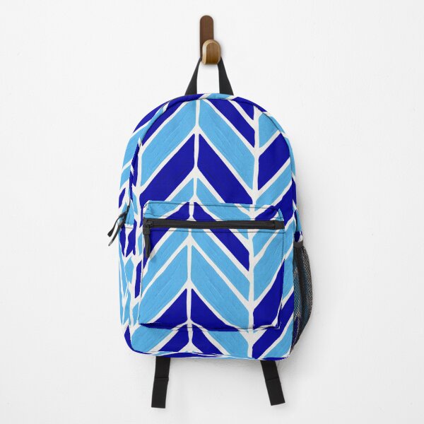 Item preview, Intermittent Herringbone – Blues designed and sold by Cat Coquillette.