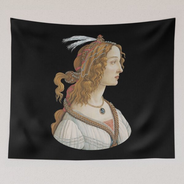 Item preview, Sandro Botticelli - Feminine ideal portrait beautiful designed and sold by JoblinJack.
