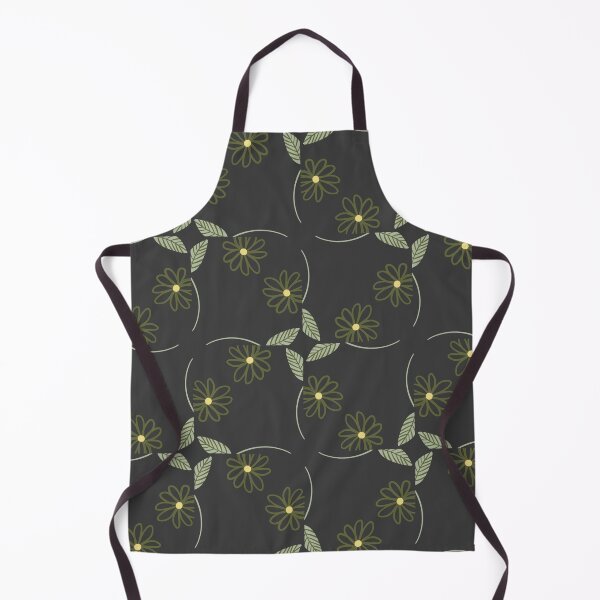 Item preview, Brown and Light Sage Green Nature Leaves Pattern on Black designed and sold by cozycaroline.