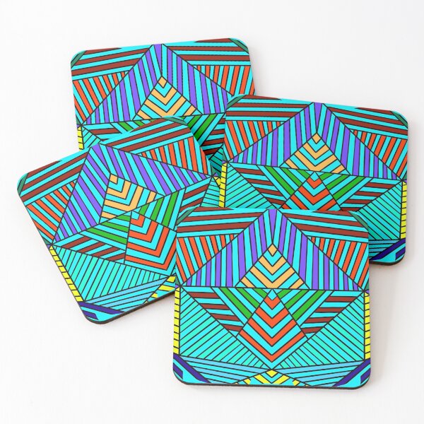 Item preview, Pattern design with blue background designed and sold by Nokorart.