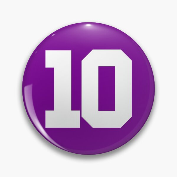 Item preview, Number 10 Sports Purple designed and sold by Shariss.