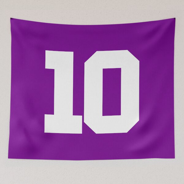Item preview, Number 10 Sports Purple designed and sold by Shariss.
