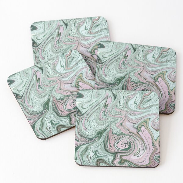 Item preview, Green Palette Abstract Painting Color Study Series C-22 designed and sold by ZekeArtPrints.