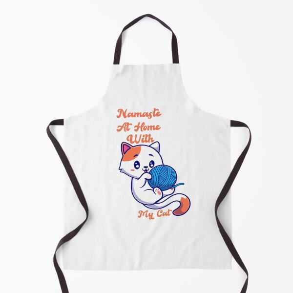 Item preview, Namaste At Home With My Cat  designed and sold by Dumebi BADDA.