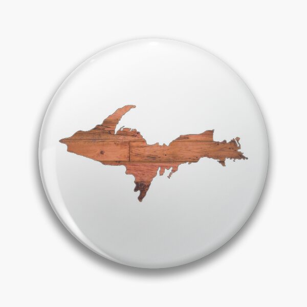 Item preview, Upper Peninsula of Michigan Wood Logo designed and sold by USAMeetsItaly.