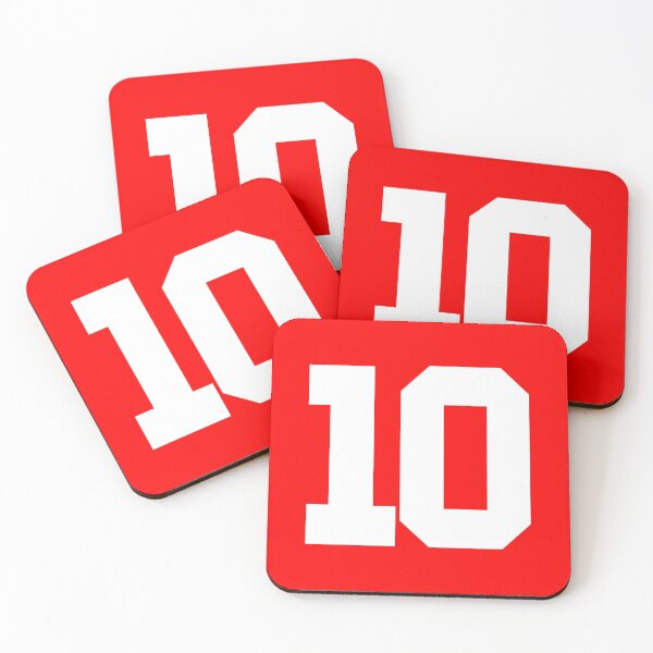 Item preview, Number 10 Sports Red designed and sold by Shariss.