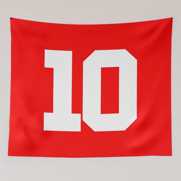 Item preview, Number 10 Sports Red designed and sold by Shariss.
