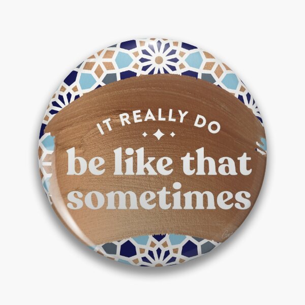 Item preview, It Really Do Be Like That Sometimes – Blue & Rose Gold designed and sold by Cat Coquillette.