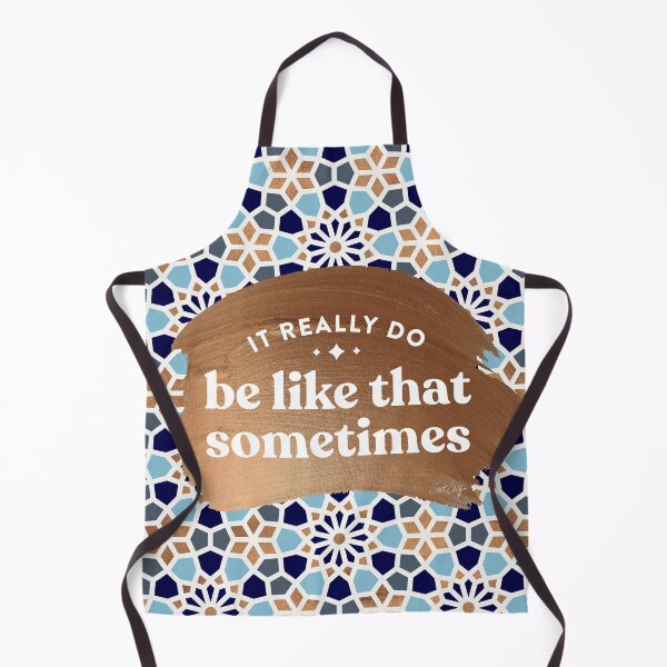 Item preview, It Really Do Be Like That Sometimes – Blue & Rose Gold designed and sold by Cat Coquillette.