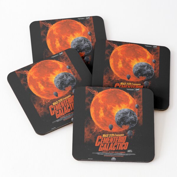 Item preview, Galactic Graveyard NASA Halloween poster (in Spanish) designed and sold by SolidEarthArt.