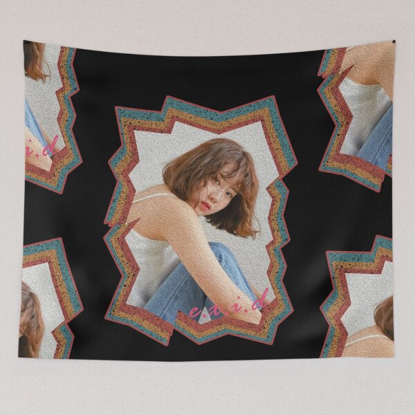 Item preview, Kang Hyeyeon EXID Hyeyeon Korean Kpop Retro Color Oil Paint Design designed and sold by Piosenka Art.