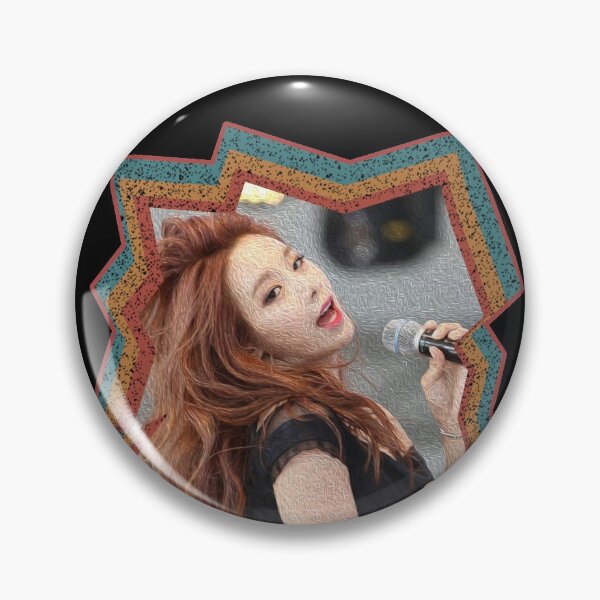 Item preview, Jung Yuji EXID UJi Korean Kpop Retro Color Oil Paint Design designed and sold by Piosenka Art.
