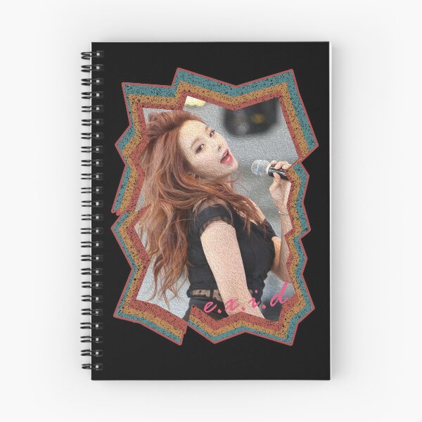 Item preview, Jung Yuji EXID UJi Korean Kpop Retro Color Oil Paint Design designed and sold by Piosenka Art.